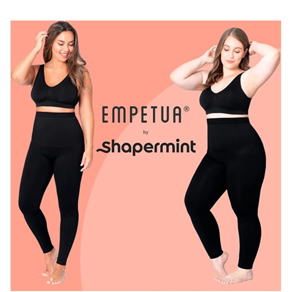Empetua Women's Compression Leggings Black - Shape wear 3X